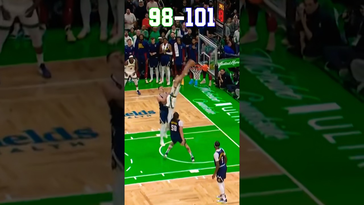 Nuggets vs Celtics WILD ENDING 😬🔥