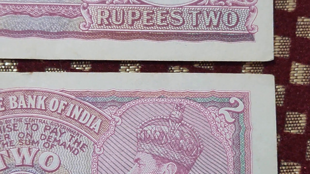 2Rupee RARE NOTE OF BRITISH INDIA