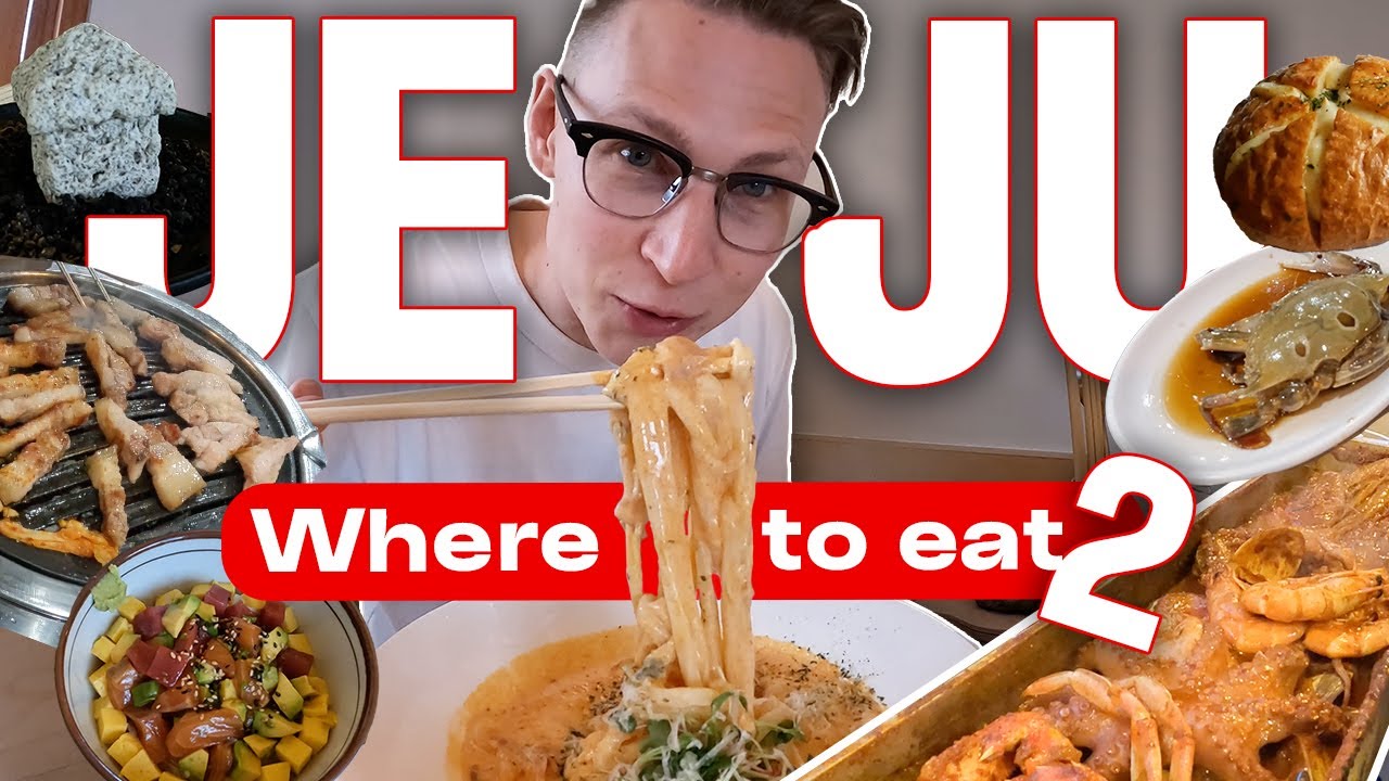 WHAT TO EAT IN JEJU? Best korean BBQ and 1 meter seafood pot - Jeju Food Guide Part 2