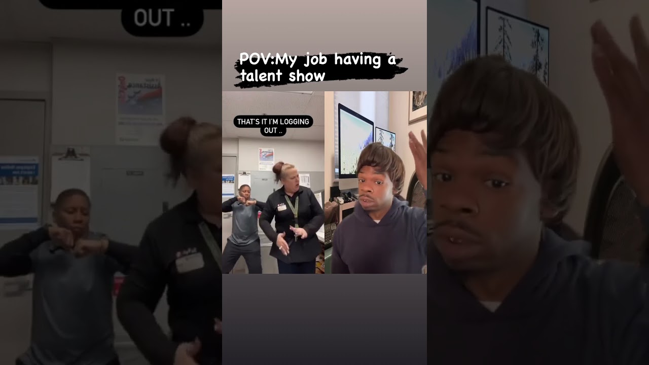 My job having a talent show 