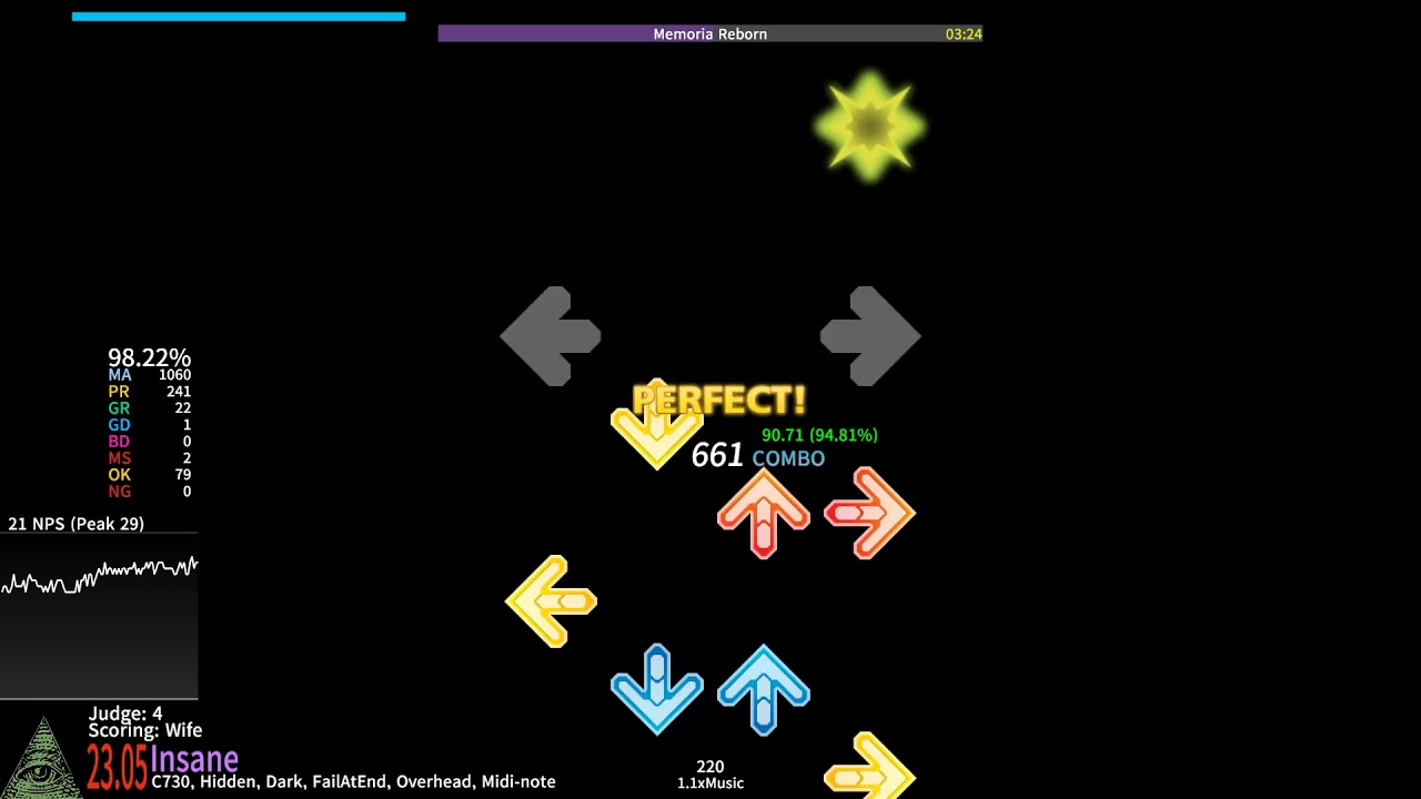 Memoria Reborn (1.1x) - Helblinde (stepmania-Etterna)