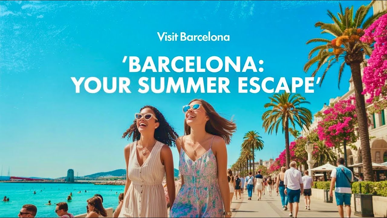 Walking through Barcelona City - Explore the City
