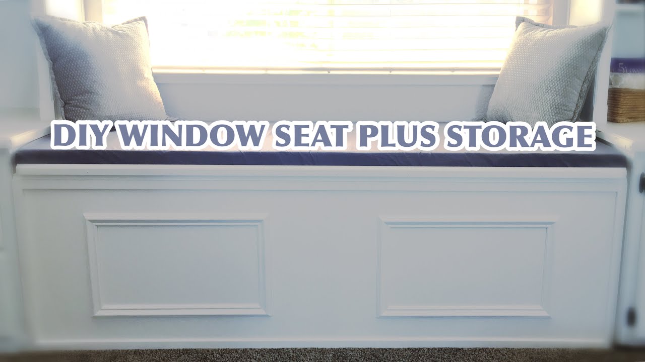 Window Bench Seat with Large Built-In Storage