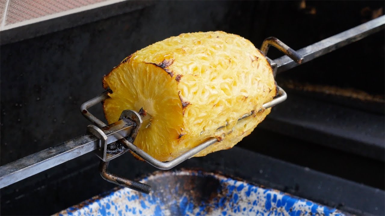 How To Rotisserie A Pineapple