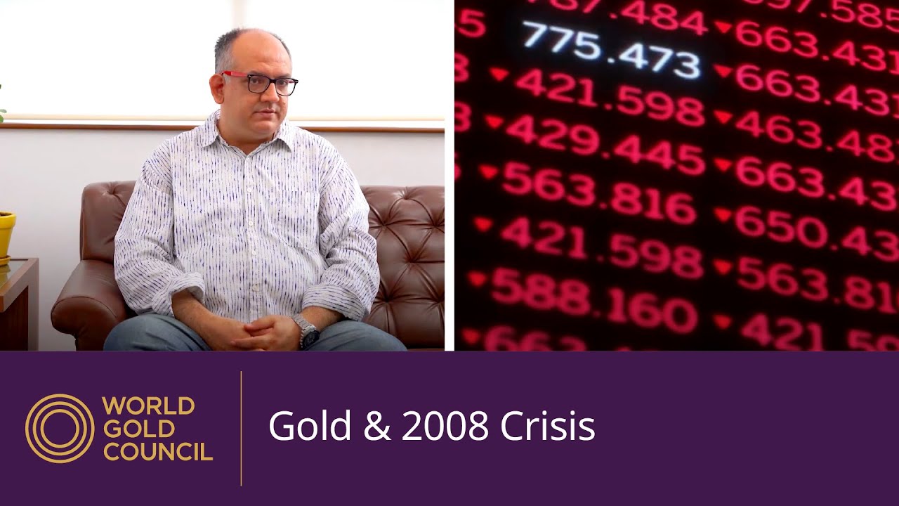 How did the 2008 financial crisis impact gold? 