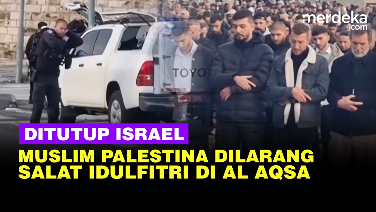 Lebaran Kelabu, Israel Larang Umat Muslim Palestina Salat Idulfitri di Masjid Al Aqsa