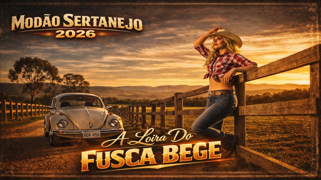 A Loira do Fusca Bege - Modão Sertanejo 2026 Universitário Romântico - Sertanejeiros Brasil