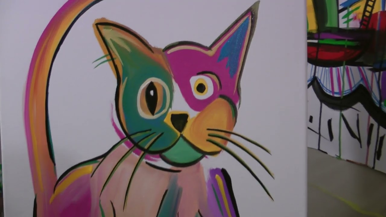 Mixed Media Acrylic Painting IDEAS with RAEART