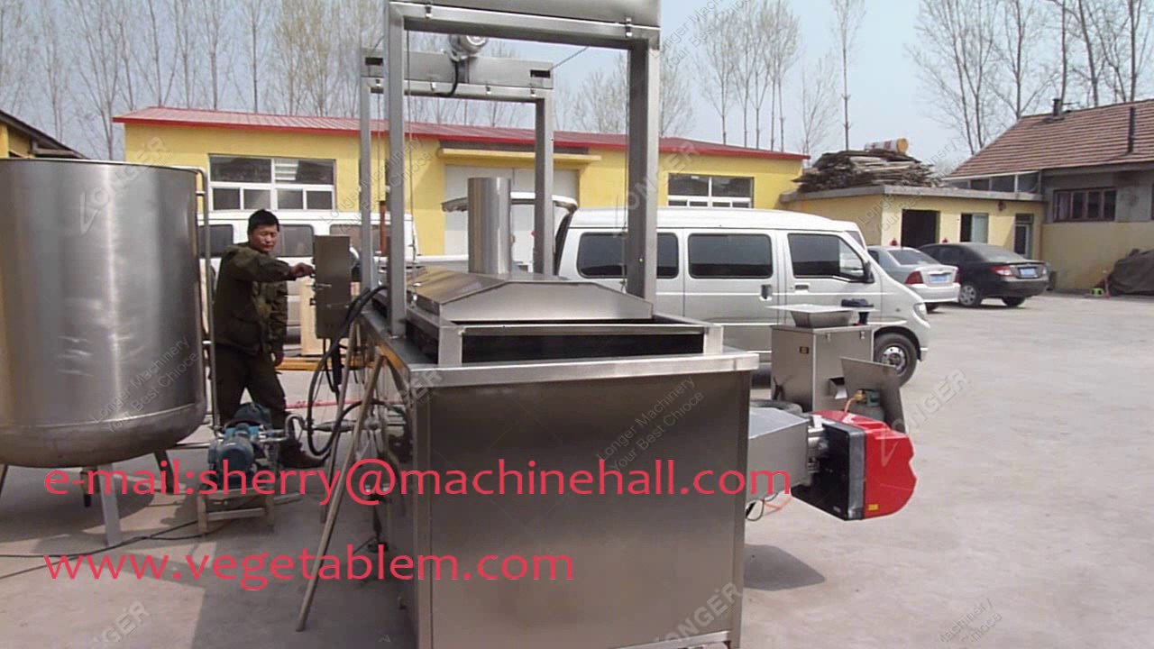 Peanut frying machine|Beans fryer machine|Automatic fryer machine