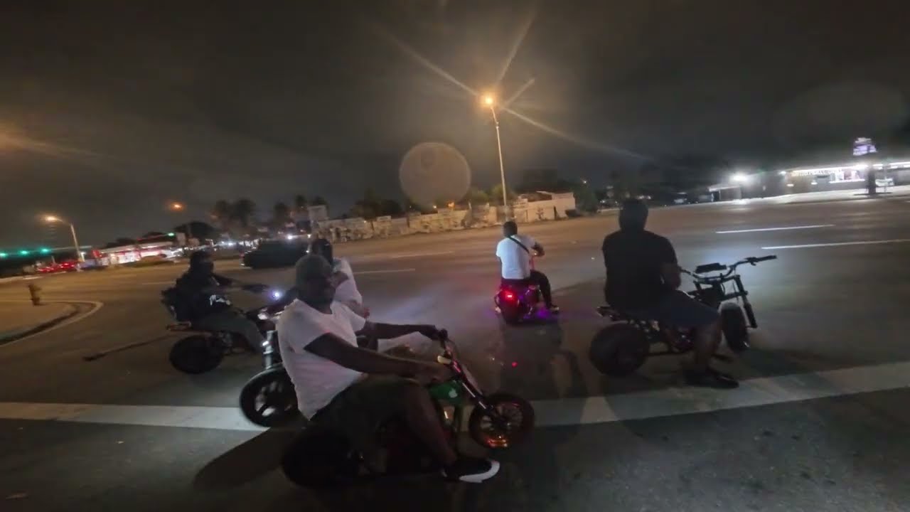 That's how you end the night 459cc to the front 