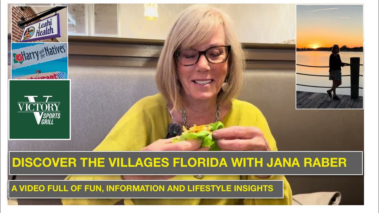Ep 169 Discover the Villages with Jana Raber. Home Walkthrough, Restaurant Review, Golf & lots more.