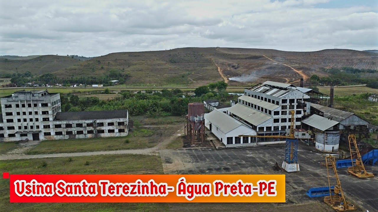 ANTIGA USINA SANTA TEREZINHA - ÁGUA PRETA-PE. Veja como está:
