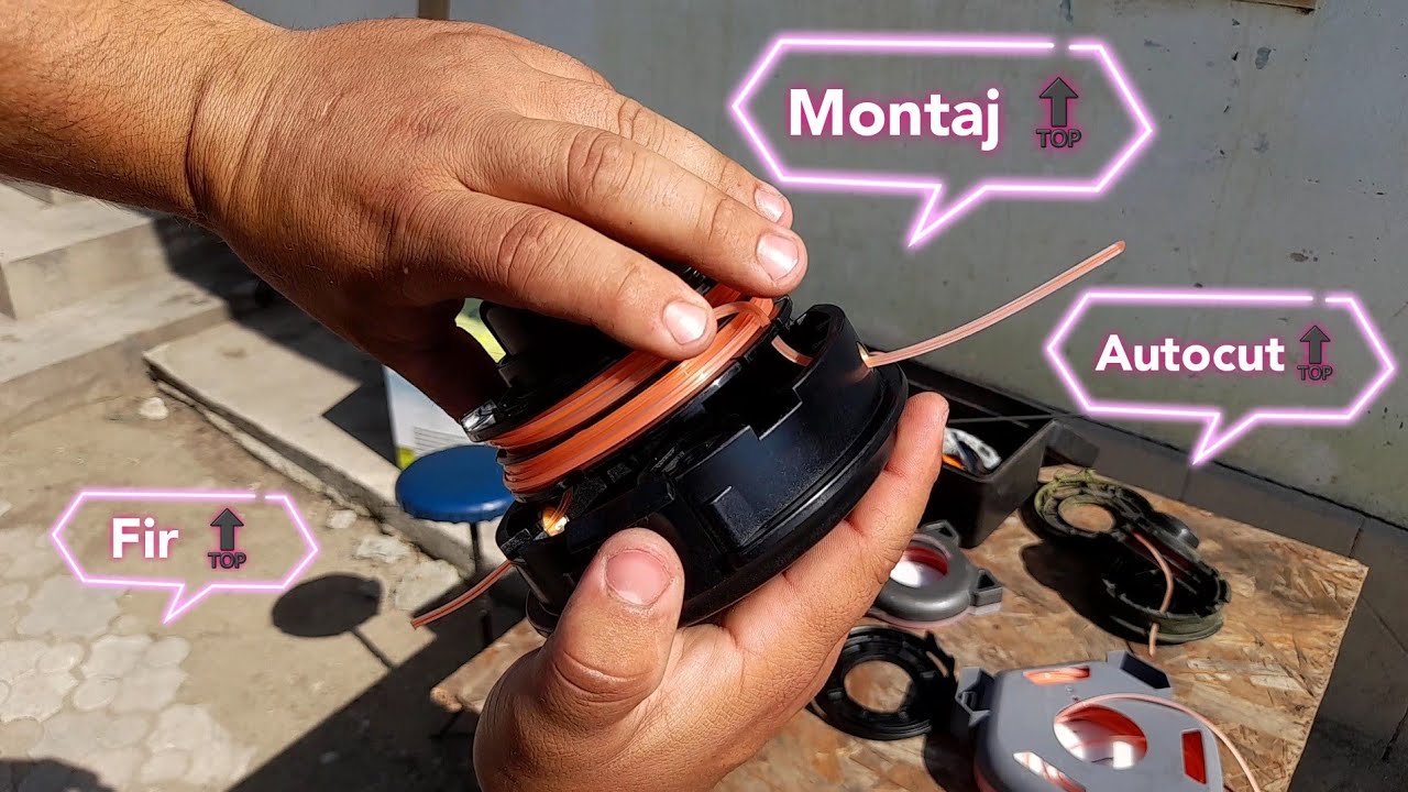 Cel mai bun AUTOCUT pentru Motocoasă‼️firul cel mai bun și cea mai bună metodă de montat firul‼️