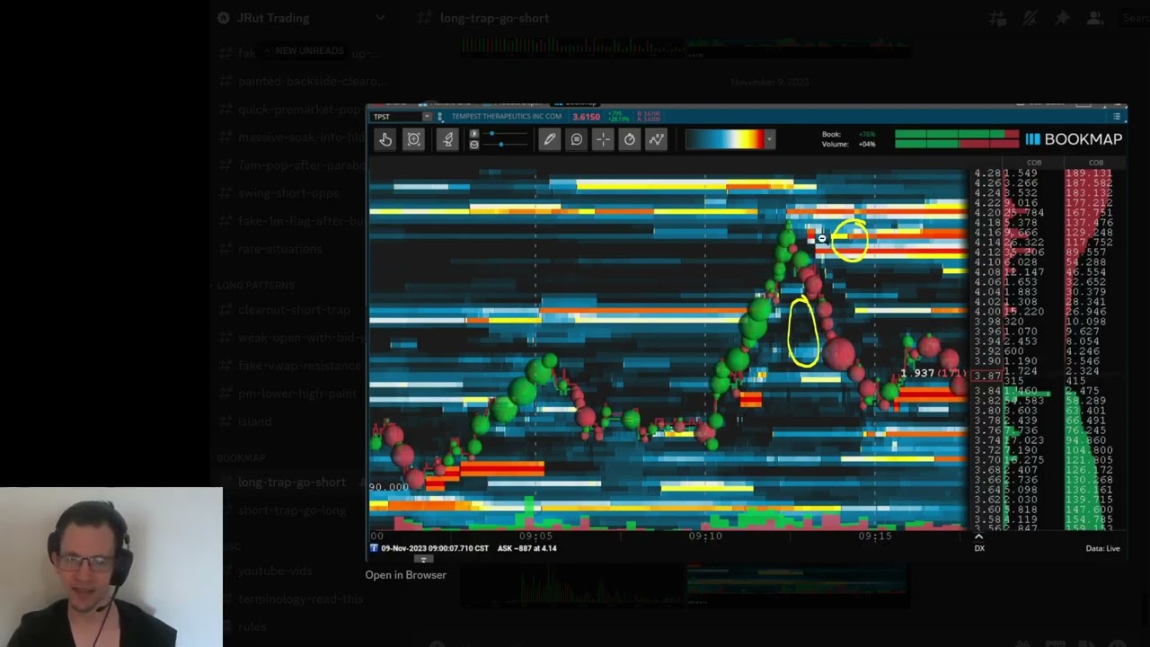 Order Book Manipulation on Low Float Stocks - Bookmap Reads at Pivotal Moments