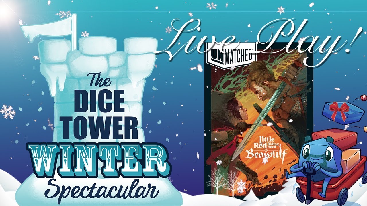 Play Through of Unmatched: Little Red Riding Hood vs. Beowulf