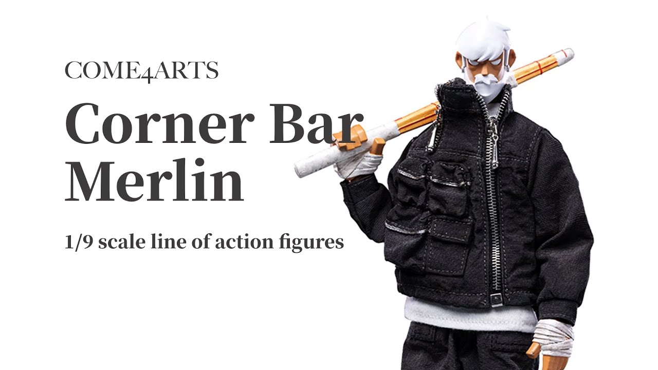 COME 4 ARTS Corner Bar Merlin 1/9 scale line of action figures