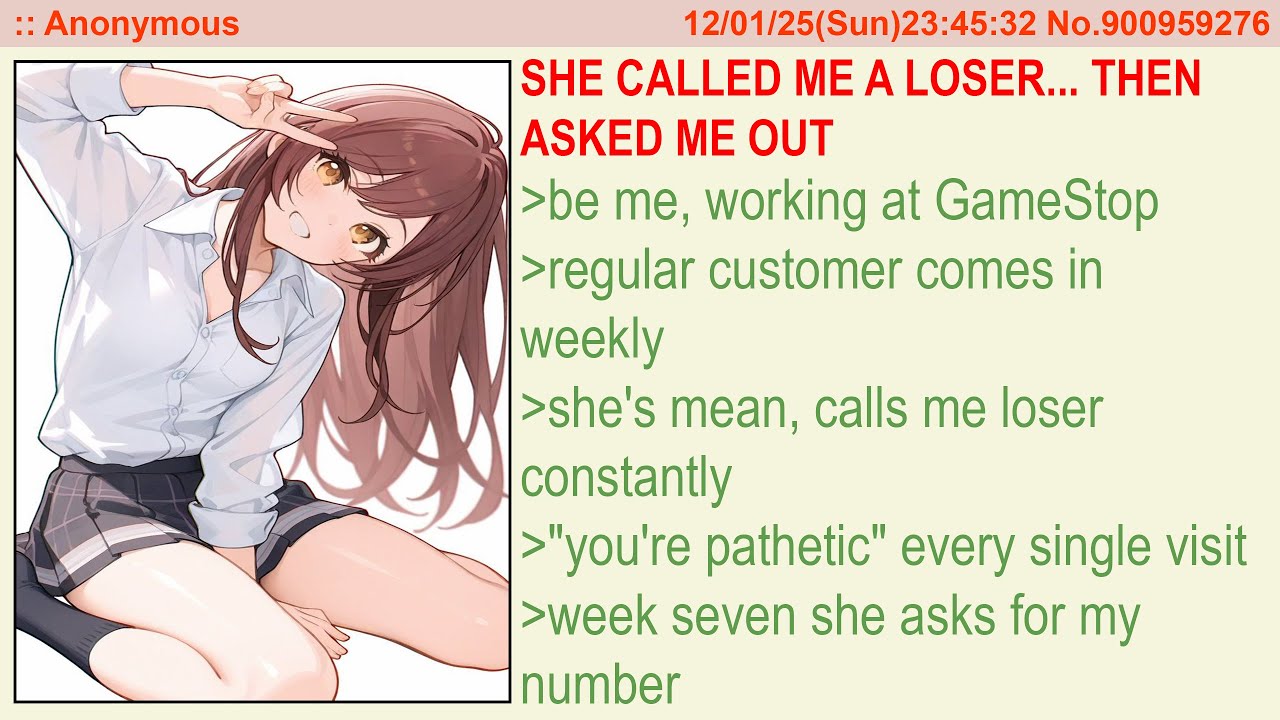 She Called Me a Loser… Then Asked Me Out | 4Chan Greentext Stories