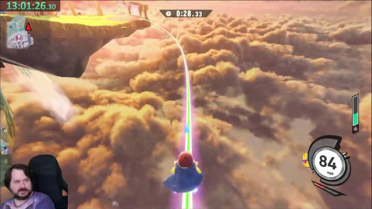 KIRBY AIR RIDERS 100% SPEEDRUN