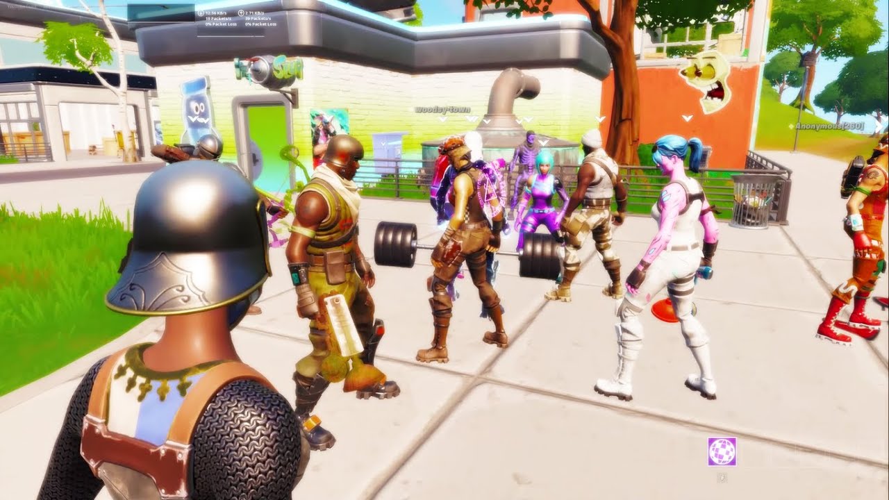 Royale knight goes into party royale and meets the rarest skins...