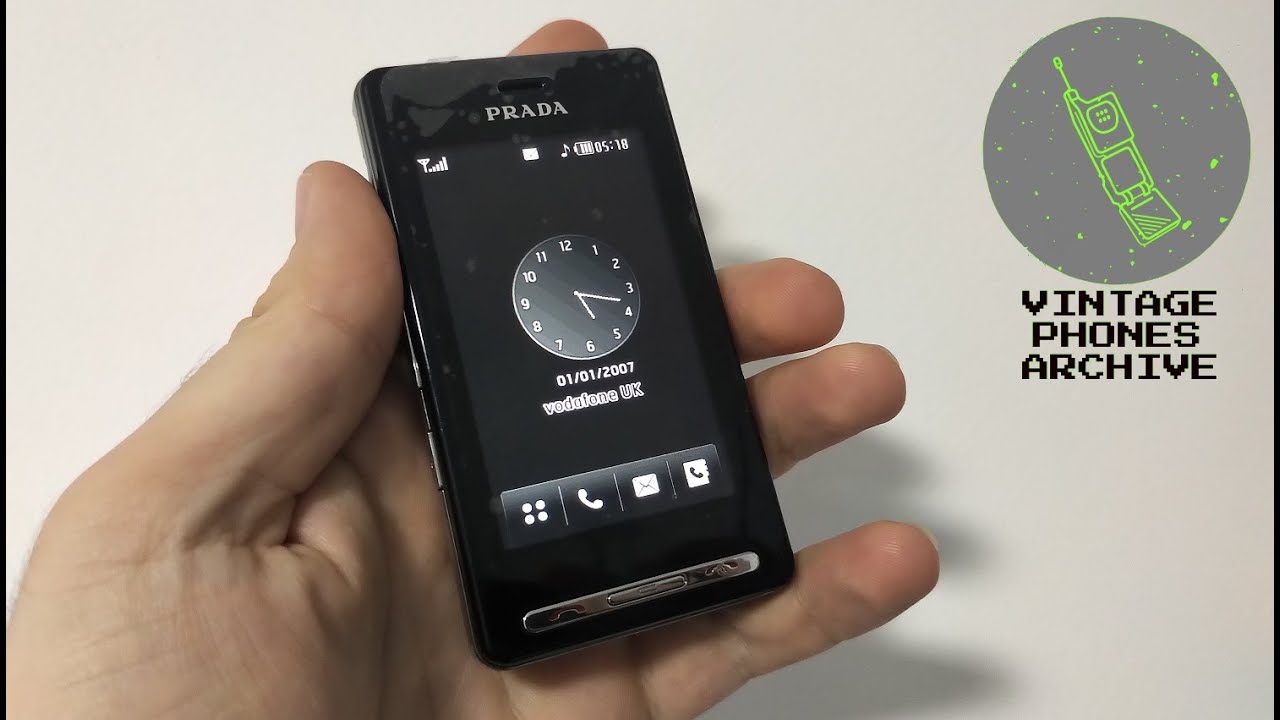 LG PRADA KE850 Mobile phone menu browse, ringtones, games, wallpapers