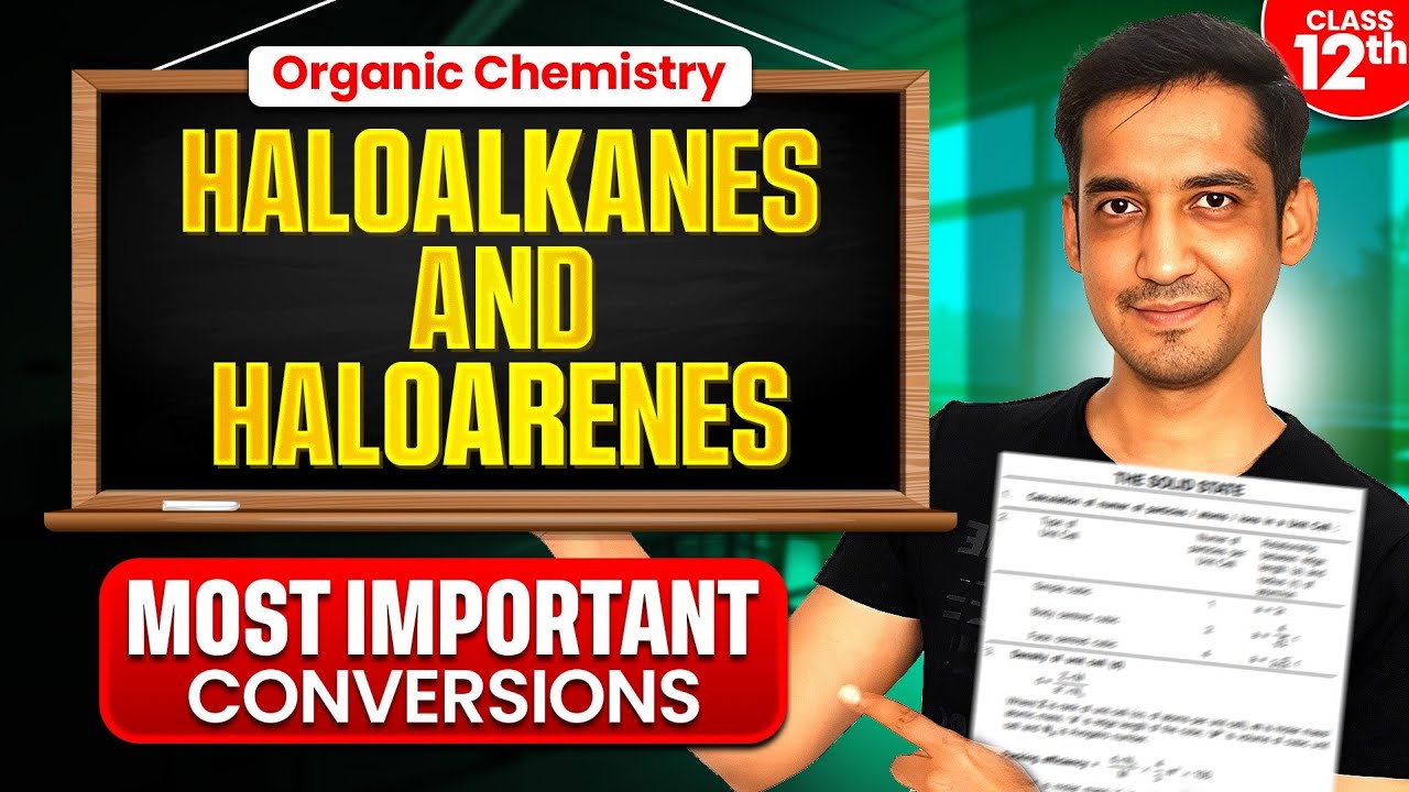 Most Important Conversions 🔥| Haloalkanes & Haloarenes✅ | Class 12th Chemistry