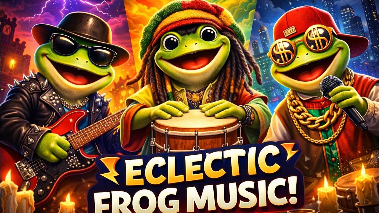🔥 Eclectic Frog Music 🐸🎶 | Rock, Reggae & Hip Hop Instrumental Mix