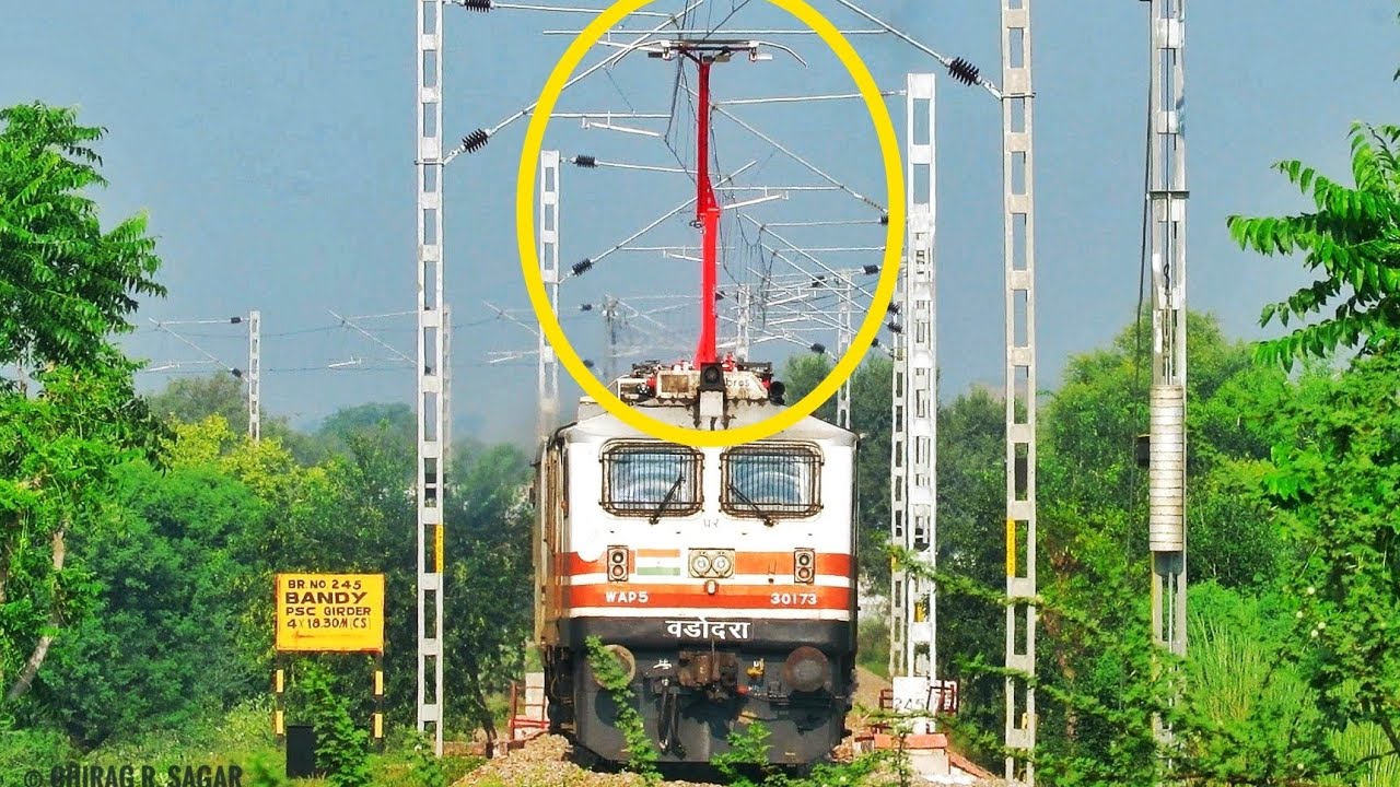 New Technology in Indian Railways | HIGH RISE Pantograph | High Rise OHE | Electric Traction