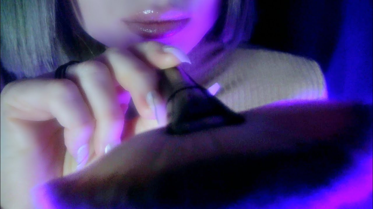 ASMR 3 H of Inaudible Whispering & Ear Brushing for Sleep (No Talking, Face Brushing)