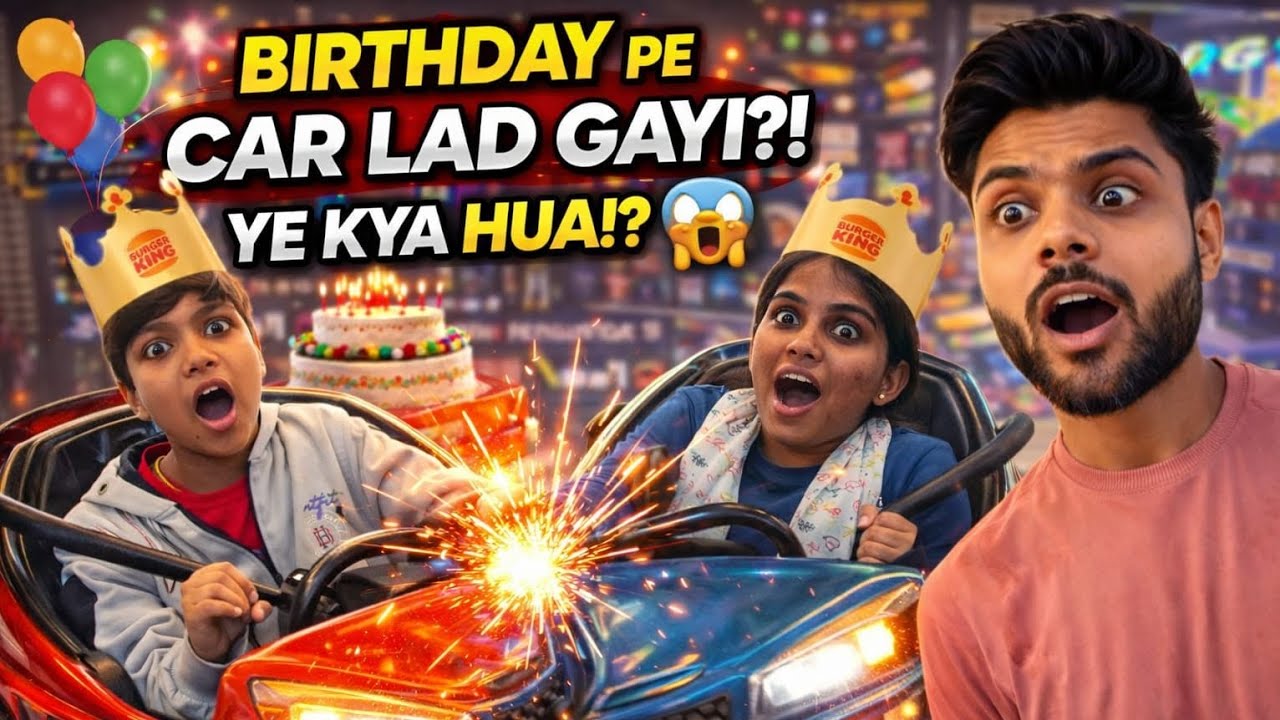 Birthday Par Car Lad Gayi 😱 | Epic Gaming Zone Vlog | Umrao Mall Lucknow