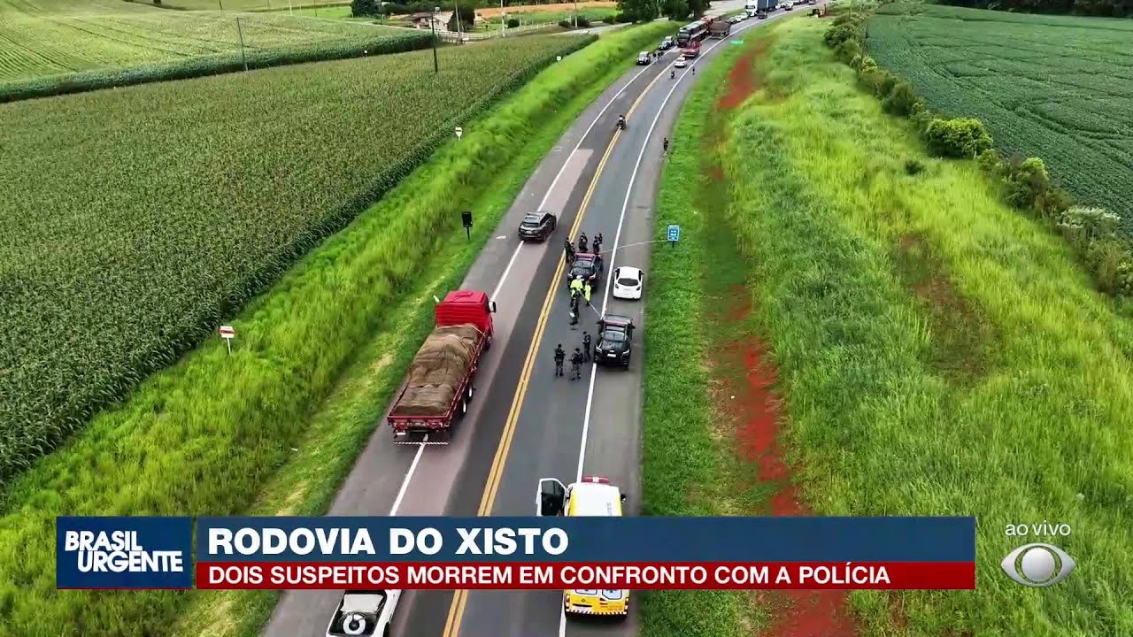 Dois suspeitos morrem em confronto com a PM na Rodovia do Xisto