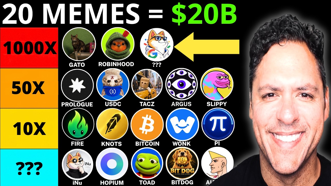 ALTS ARE PUMPING! 20 *HOT* MEME COINS TO BUY NOW - ONLY 3 TO 200-1000X?!