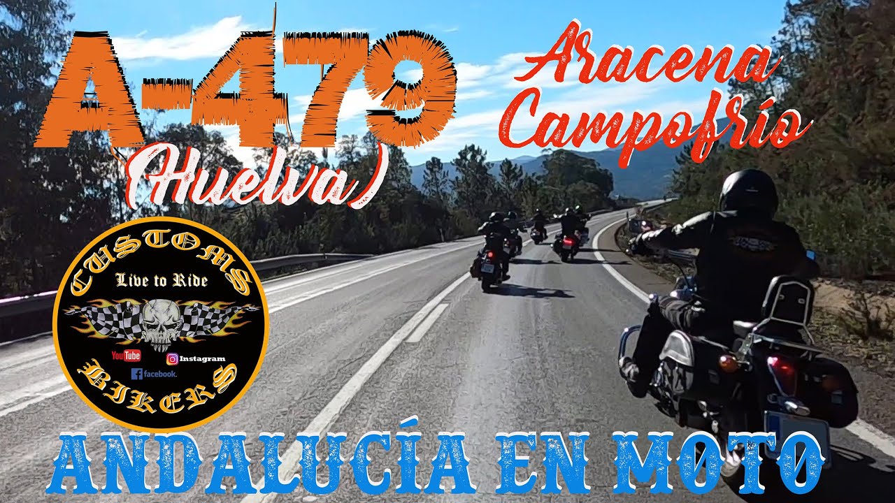 A-479 (ARACENA-CAMPOFRÍO) *HUELVA *ANDALUCÍA EN MOTO / LAS MEJORES CARRETERAS DE ANDALUCÍA