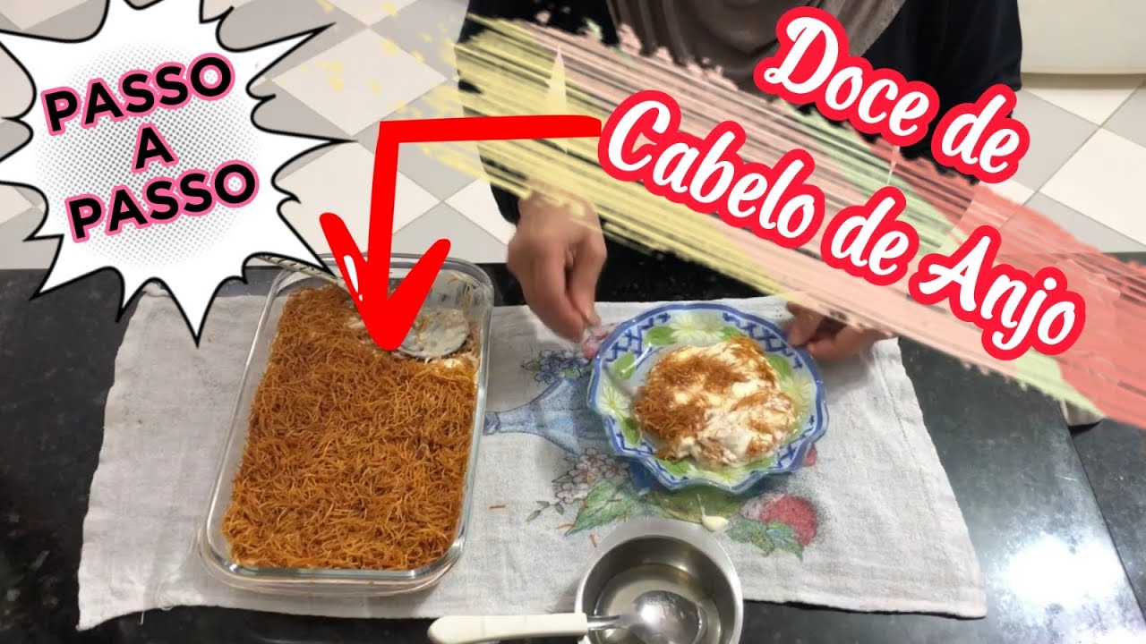 OSMALIE - DOCE ARABE CABELO DE ANJO - REICETA ARABE - APRENDA COMO FAZER