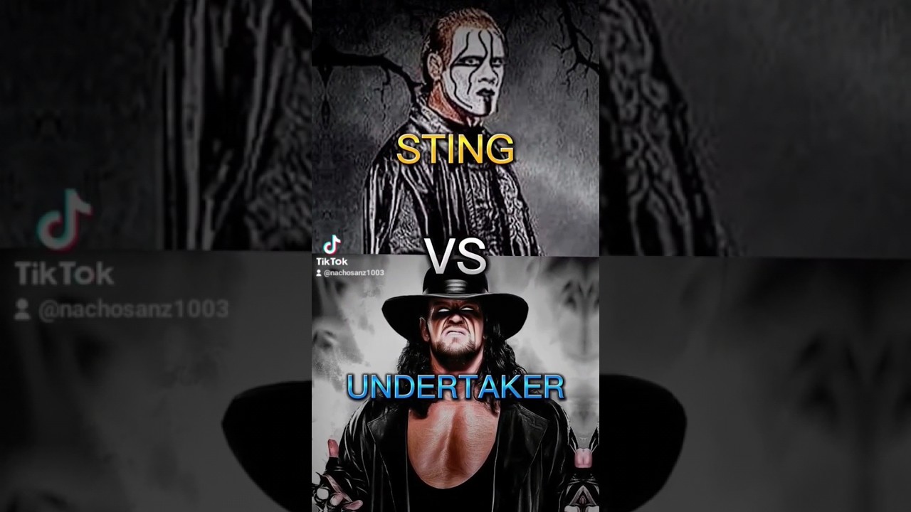 Undertaker vs Sting #vs #wwe #edit #undertaker #sting