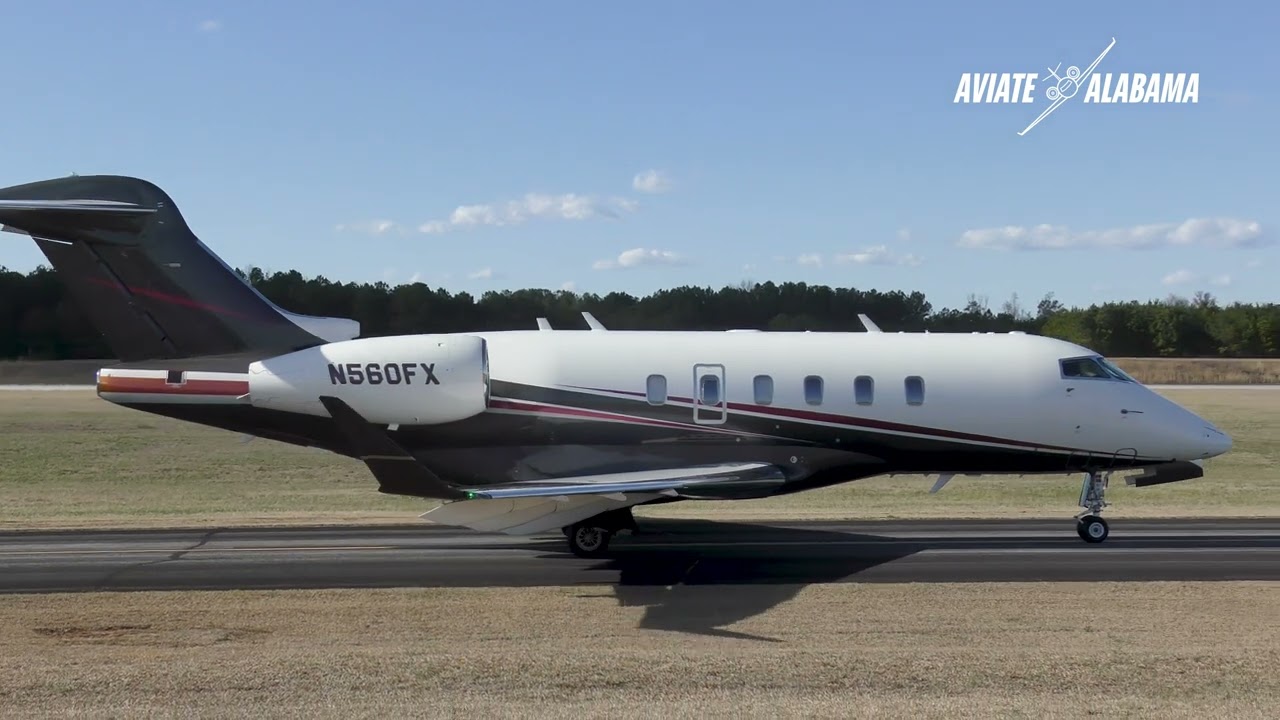 Flexjet Bombardier Challenger 350 Landing & Takeoff