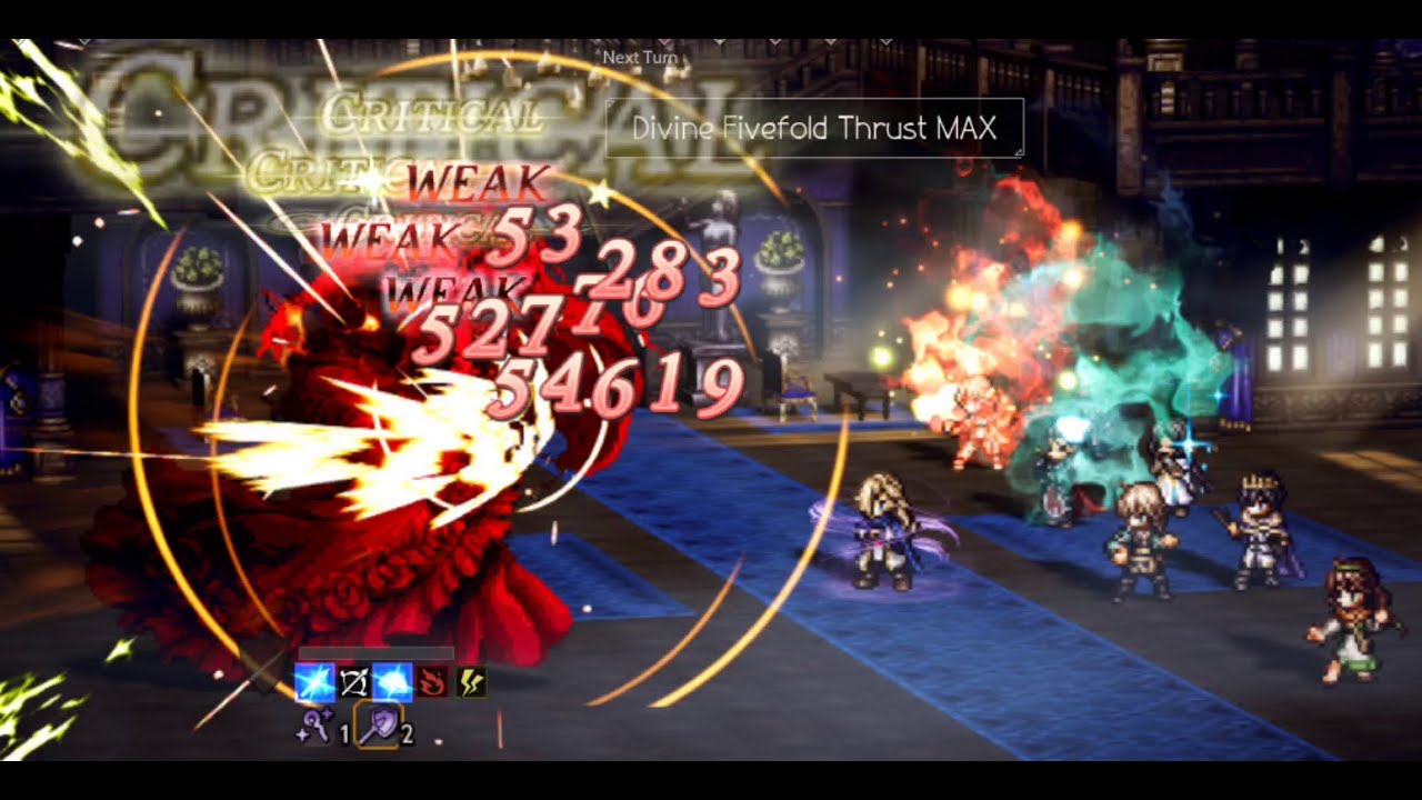 Octopath COTC GEP Francesca EX3 trivial clear with Fiore EX