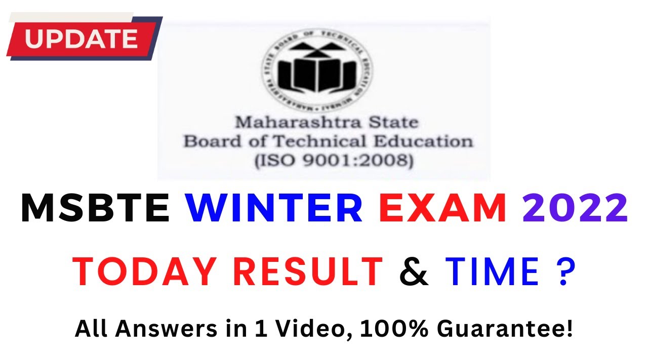 MSBTE WINTER EXAM 2022 RESULT TODAY LATEST UPDATE - TOUR2TECH