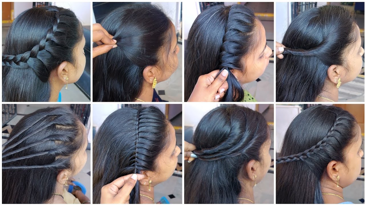 Top 8 Most Amazing Hairstyle for girls_ Simple Daily Using Hairstyle_ Graceful Hairstyle #hairstyles