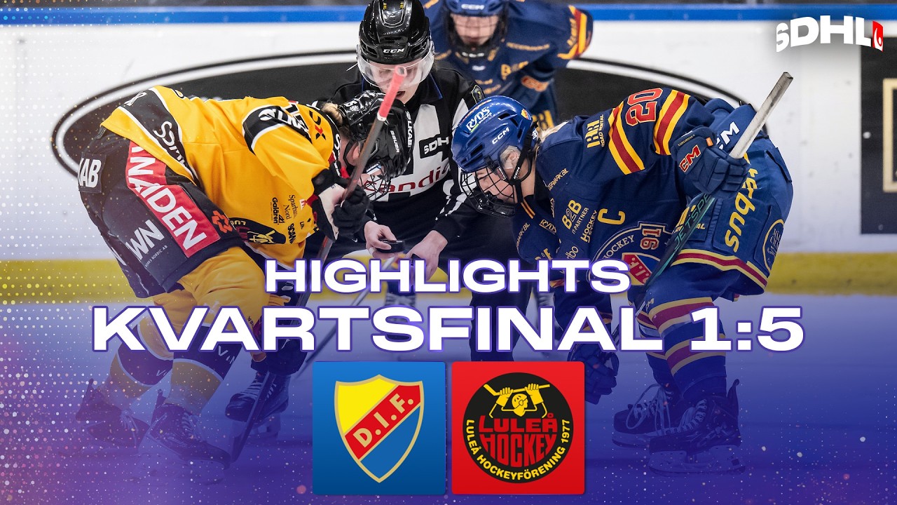 Highlights: Djurgården Hockey - Luleå Hockey/MSSK | SDHL | Hovet | 2026-03-02