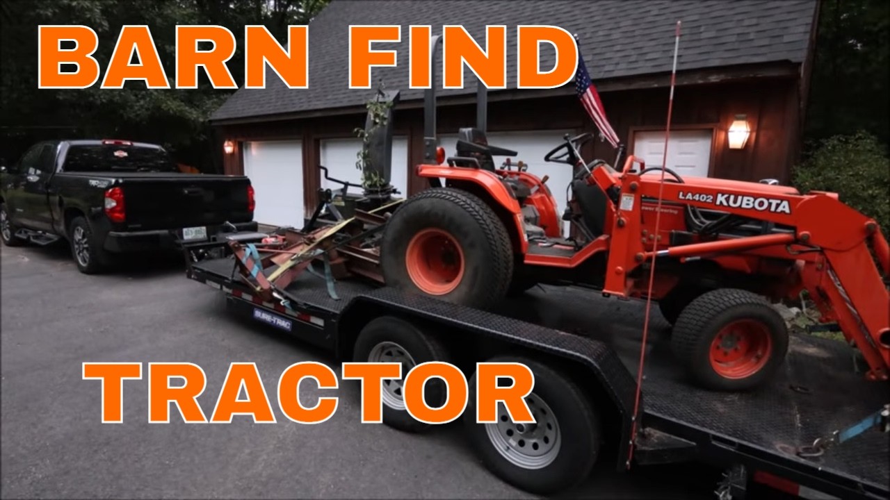 Распродажа имущества: винтажный трактор Kubota и разная всячина