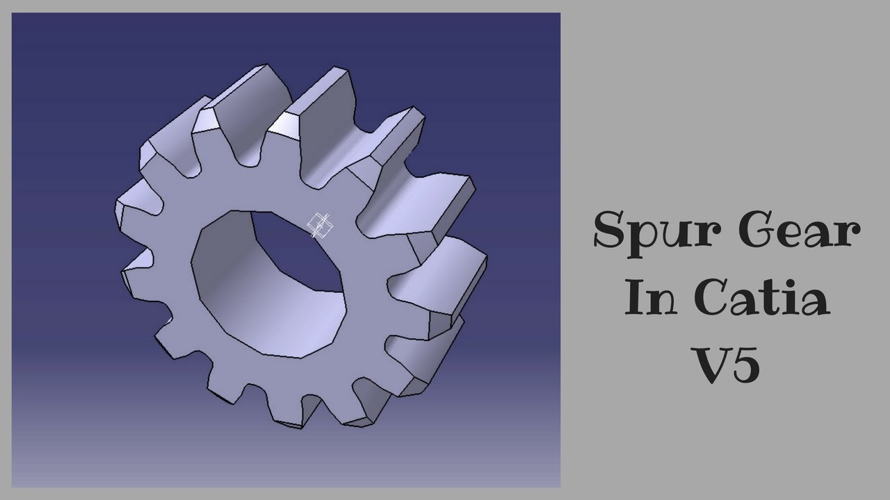 spur gear in CATIA v5