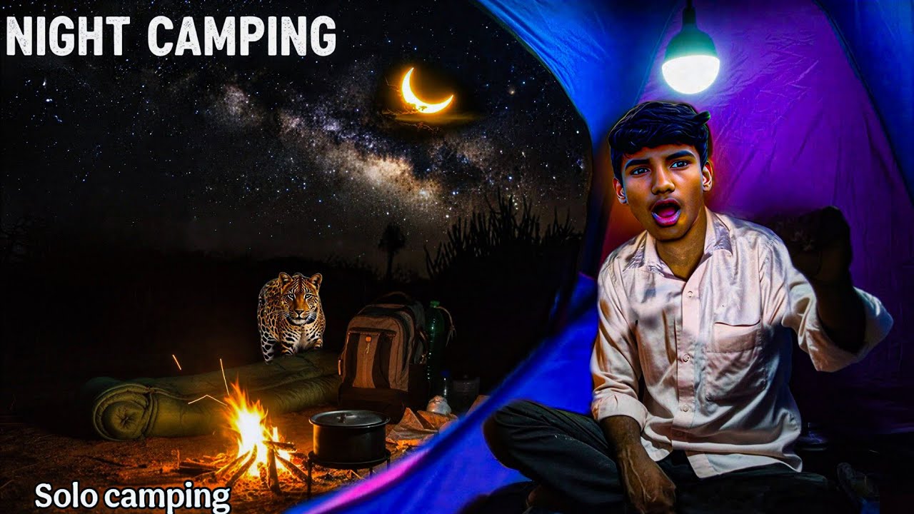 Solo Night Camping in Winter ❄️😱 | Scary masan Night 