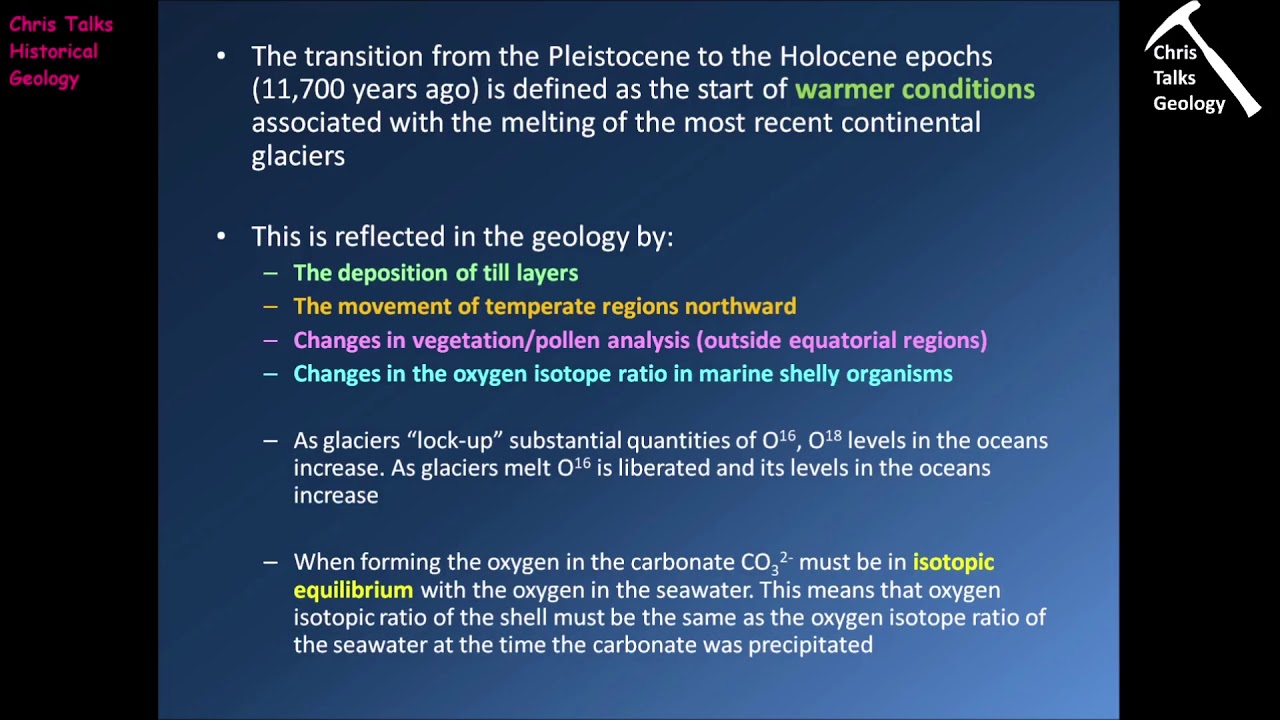 Cenozoic Earth History (Quaternary) - Part 1