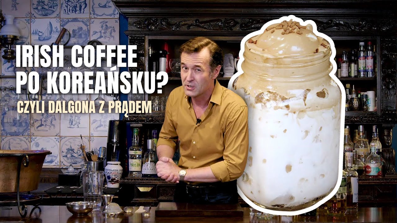 Irish Coffee po koreańsku, czyli Dalgona z prądem ☕️ Ubijana kawa z whiskey ☕️