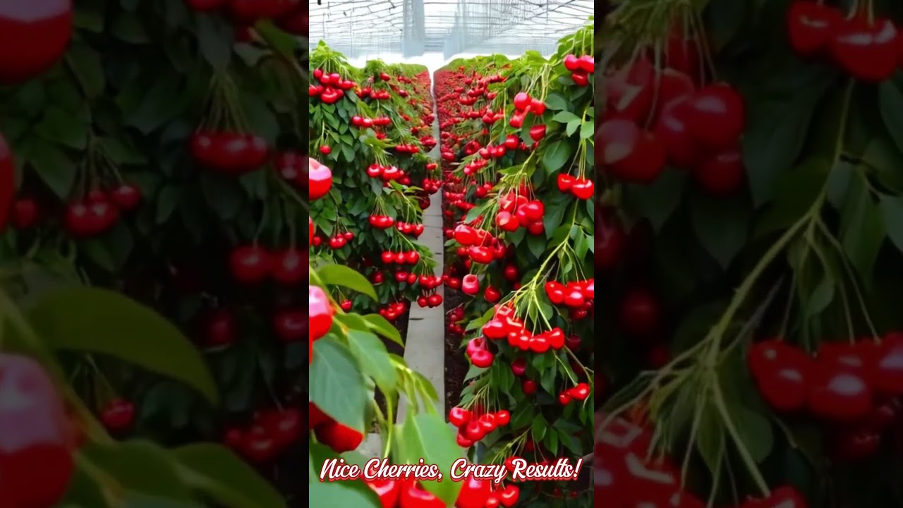 Nice Cherries, Crazy Results! #fruit #grow #garden