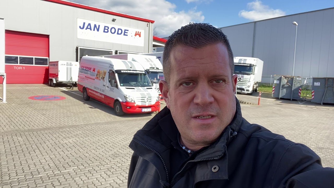 Korona Krise. Spediteur dankt seinem Personal