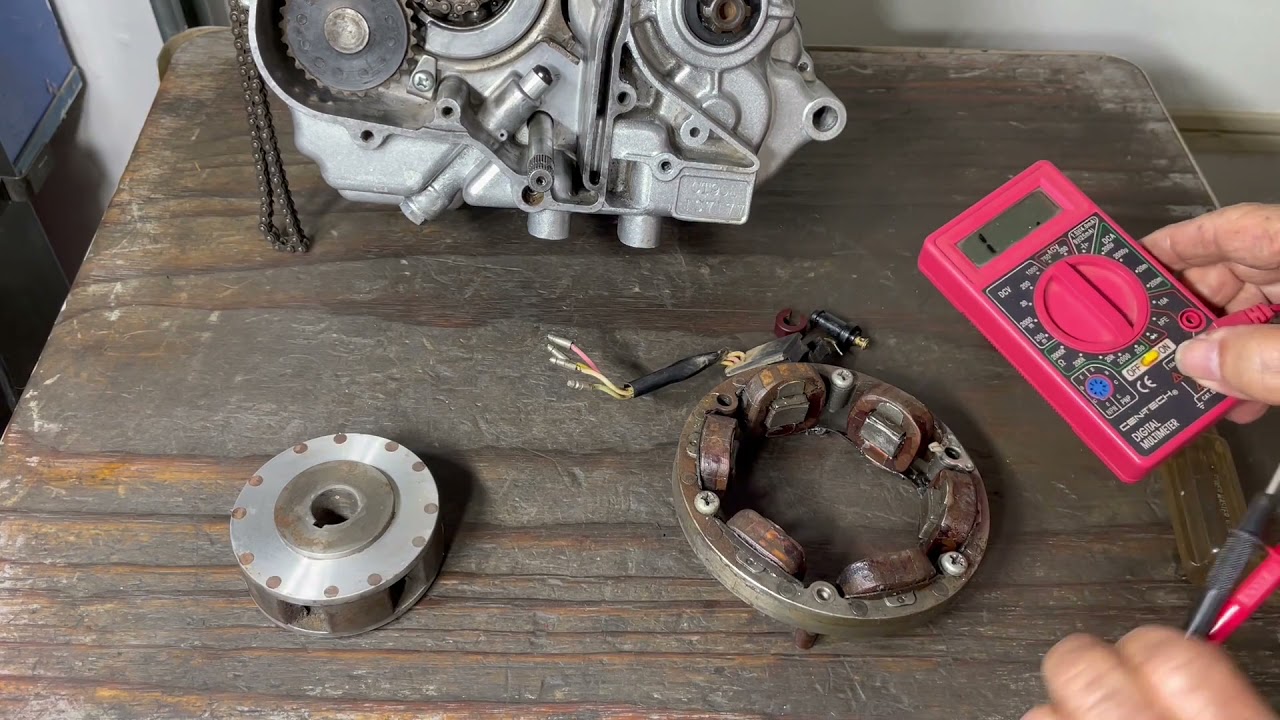Part 10 of 20, Bringing the 1967 Honda CT90 Back to Life - Parts under the Left Side Case