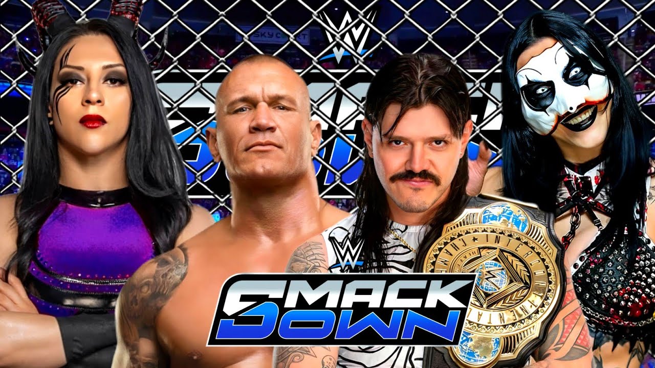 WWE2K25 - Steel Cage Match - Stephanie & Randy Orton Vs Dominik & Rhea Ripley | Smackdown 27/01/2026