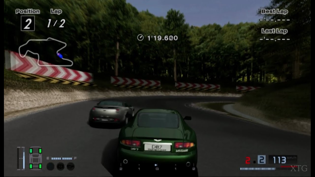 [#91] Gran Turismo 4 - Aston Martin DB7 Vantage Coupe HD PS2 Gameplay