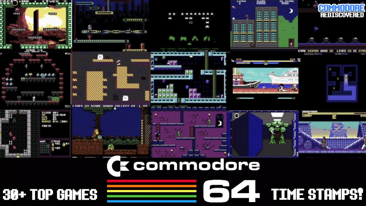 Over 30 Best C64 Homebrew Games of 2025 (Download Links/Time Stamps) #commodore64 #c64 #c64games 